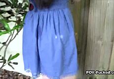 Fucking broke busty asian teen 18+ evokes deep feelings. Poolside passion overwhelms her