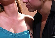 Marie McCray's First Casting: Redhead with Hairy Pussy and Blue Eyes in Sex Interview