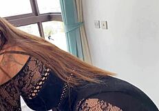 Does your big booty girlfriend moan while getting dicked?