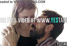 mature stepdad comforts petite 18+ teen stepdaughter with big dick 😏