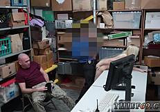 I was highly satisfied with the blonde babe's anal creampie.