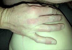 Shemale throat used for anal creampie in older video