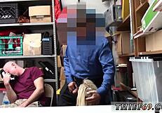 I was highly satisfied with the blonde babe's anal creampie.