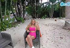 hot threesome two big white cocks fuck big tits milf