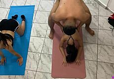 stepfather trains two beautiful adopted stepdaughters then fucks them