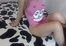 My stepsister won't let me in, just teases me.