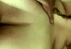 I spotted my naked girlfriend on the bed and couldn't resist filling her with cum