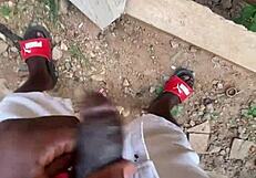 he gave me a hot short fuck outdoor.