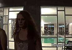 small tits tgirls shower fuck in hotel bathroom with heels and shoes