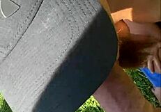 Risky Outdoor Blowjob After Yoga with 18yo Teen Pov