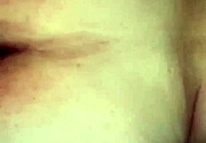 I spotted my naked girlfriend on the bed and couldn't resist filling her with cum