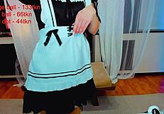 Little Maid Cums Hard in Intense Orgasm!