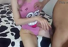 My stepsister won't let me in, just teases me.