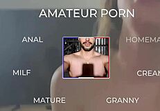 amateur mature hot milf wife meets her lover when she's home alone!