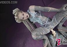 Naughty Sexy Anuskatzz in Cute Lingerie Plays with Herself Anal Masturbation Squirt