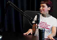 annie clementine gets nervous tattoo during orgy