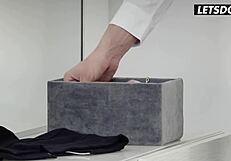 Lola Bellucci's boyfriend passionately fucks her asshole in erotic lingerie scene with toys and cum on ass - Letsdoeit