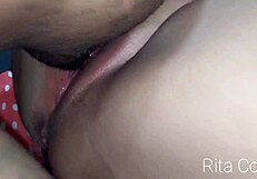 espanhol deliciosa gets a hot cumshot on her naughty crown in this mature milf scene