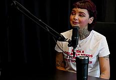 annie clementine gets nervous tattoo during orgy