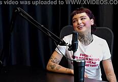 annie clementine gets nervous tattoo during orgy