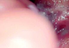 The creamy wetness coats her slutty ass and pussy in this steamy encounter.