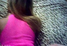 Did you see this behind the scenes glasses cam of interracial doggystyle sex?