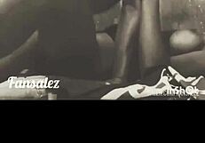 stepsister shares bed with my big black dick