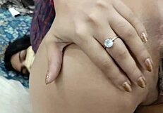 desi girl teases boyfriend with pussy closeup