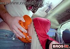 Red Riding Hoe Ditches Costume For A Rough Ride With The Wolf