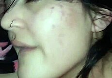 Feeling the intense wetness of my ex's pussy.