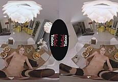 i woke up horny and stroked my big cock while fantasizing about taboo stepsisters brunch