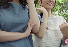 i'm manami dacchu getting nakadashi in a threesome with older men store clerk picked up in shibuya squirting flood alarm