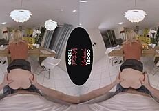 i woke up horny and stroked my big cock while fantasizing about taboo stepsisters brunch