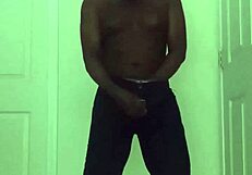 Restricted solo session builds to explosive cum and orgasm