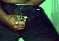 Restricted solo session builds to explosive cum and orgasm