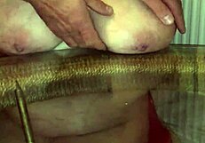 Talking about 34jj huge granny boobs in a casual chat