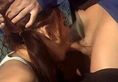 Brunette Venus Laid Outdoors With Cum On Her Ass!