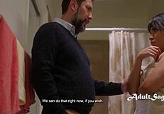 यंग हॉट वारिस अपनी बुरे बटलर से टैबू स्टोरी में डील करती, समर कॉल और टॉमी पिस्टल