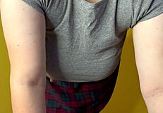 Cheating Femdom Wife With Big Boobs Collects Sperm For Impregnation - Pov