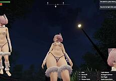 Secret Flasher Manaka Runs Free in Central Park Cat Costume