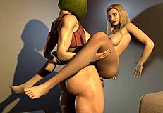 Thick muscle futa stands and carries you