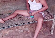 Desi village bahu fucked by father in law for husband's debt muslim