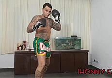 nicoly mattos seduces student with big ass in boxing class