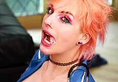 British teen, you fuck and swallow cum like a pro!