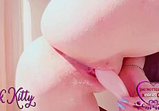 want to feel the huge orgasm in close-up asmr toy masturbation?