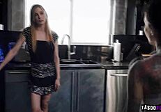 Can Aiden Ashley And Maya Woulfe Resist Kissing In The Kitchen?