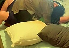 Homemade amateur ebony next door neighbor came to visit