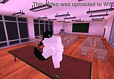Roblox fucking in class with big cocks and asses