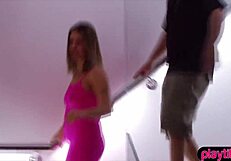 So my girlfriend asked me to take her to this swinger club for some fun