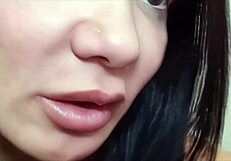 beautiful latina milf sucks cock and swallows creampie in brazilian style